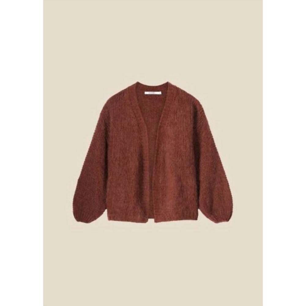 NEW SUMMUM oversized cardigan mohair blend knit-cherry in oversized cardigan moh